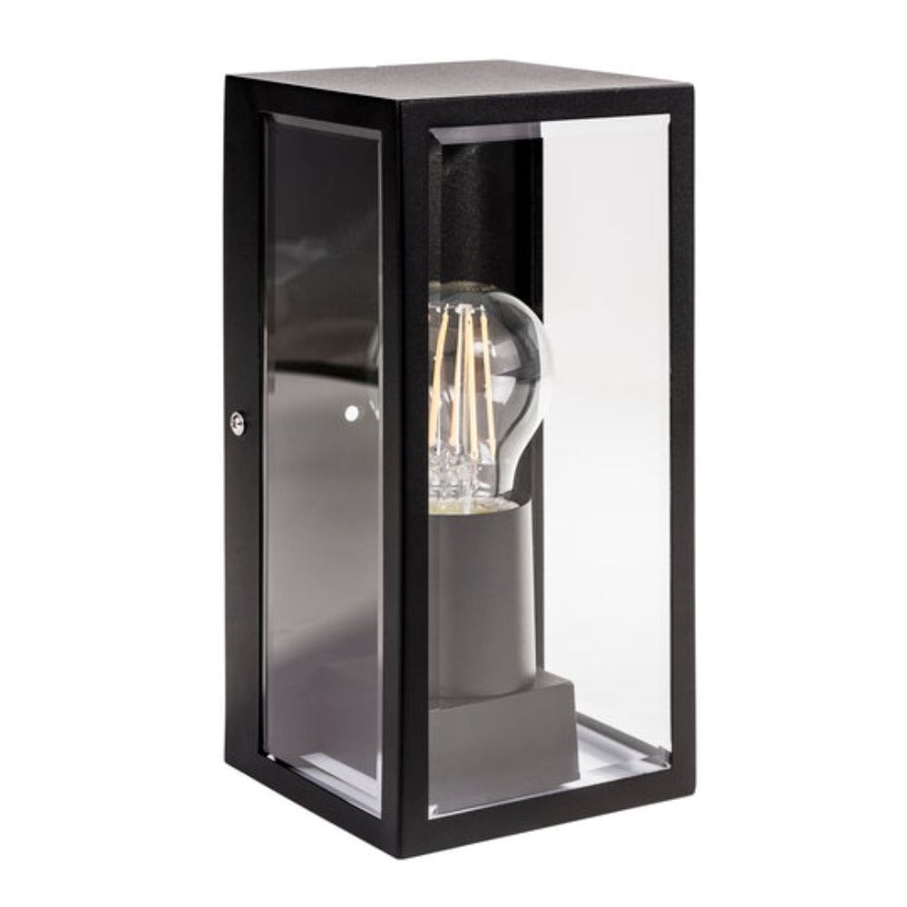 Buy Outdoor Wall Lanterns Australia Bayside Wall Light Black Stainless Steel 2700K - HV3659W-BLK