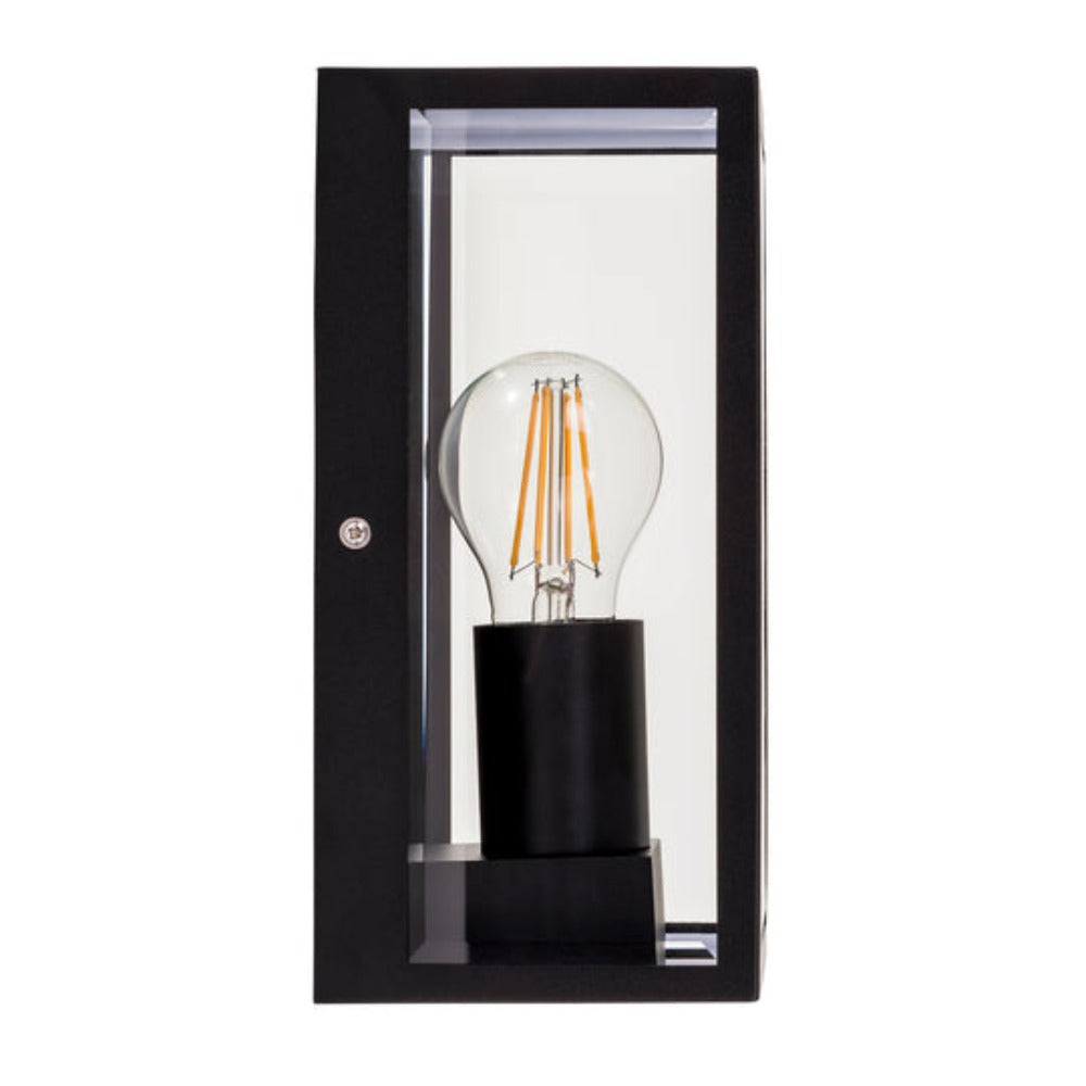 Buy Outdoor Wall Lanterns Australia Bayside Wall Light Black Stainless Steel 2700K - HV3659W-BLK