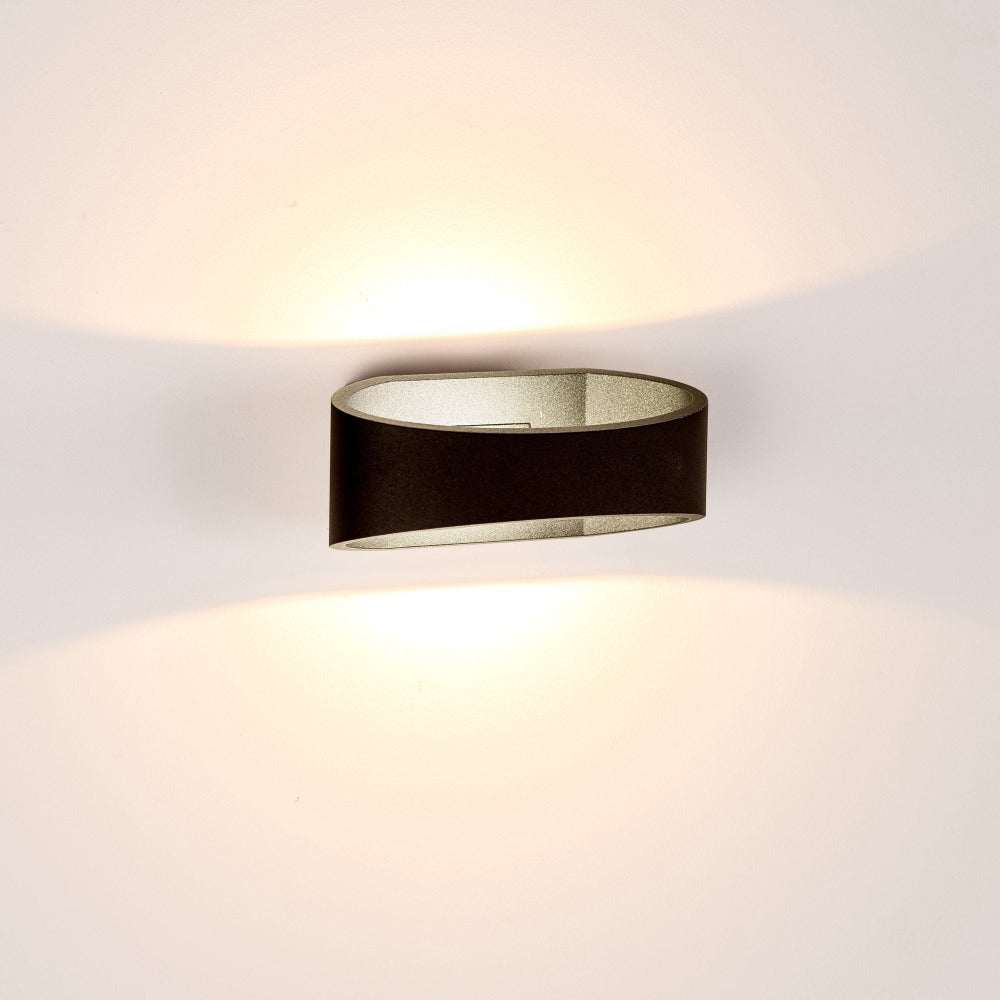 Buy Up / Down Wall Lights Australia Luxe Up / Down Wall Mounted Light Black 3CCT - HV3661T-BLK