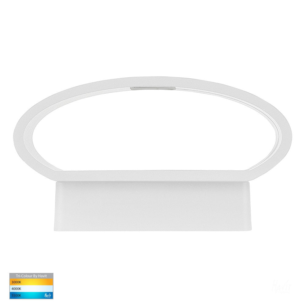 Buy Up / Down Wall Lights Australia Luxe Up / Down Wall Mounted Light White 3CCT - HV3661T-WHT