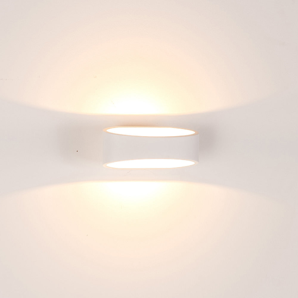 Buy Up / Down Wall Lights Australia Luxe Up / Down Wall Mounted Light White 3CCT - HV3661T-WHT