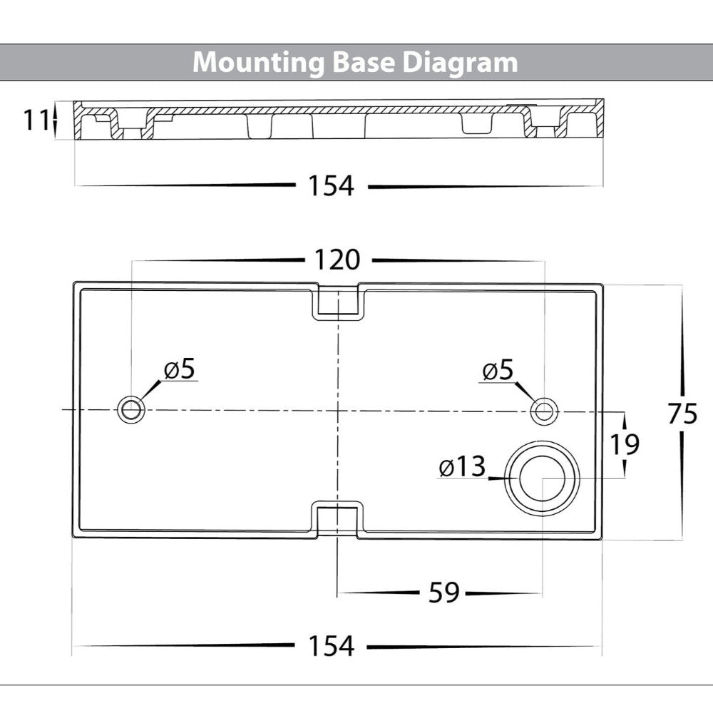 Buy Up / Down Wall Lights Australia Mia Up / Down Rectangle Wall Mounted Light Black 3CCT - HV3665T-BLK