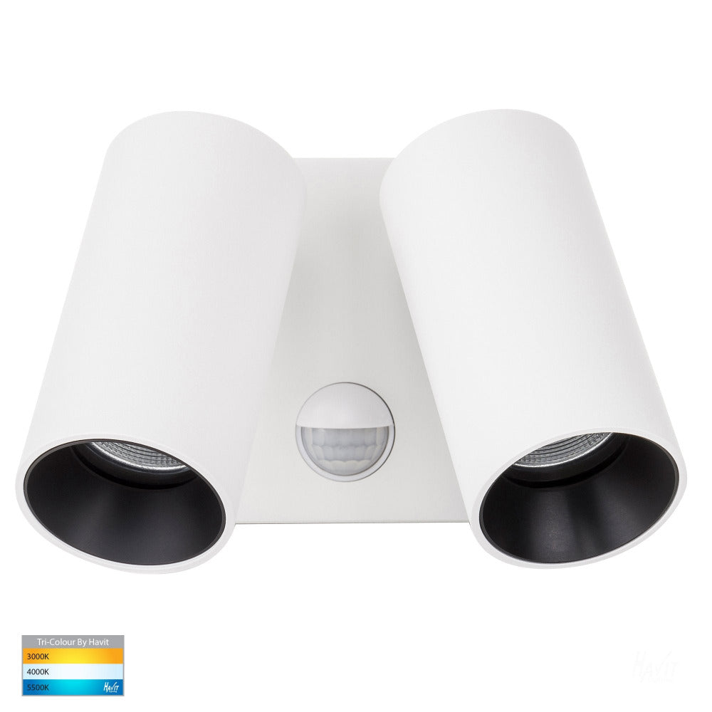 Revo Security Wall 2 Lights White 3CCT - HV3684T-WHT