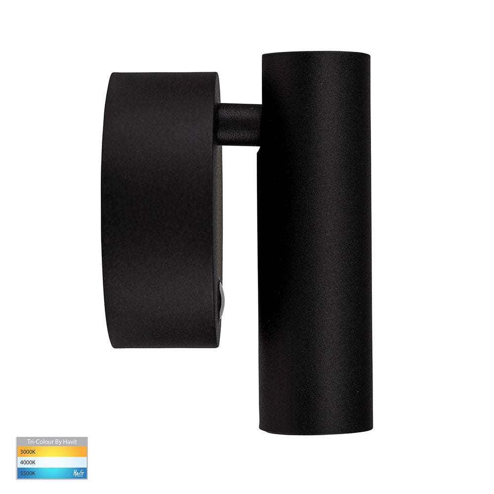 Buy Bedside Reading Lights Australia Lesen LED Bedside Light Black Aluminium 3 CCT - HV3689T-BLK