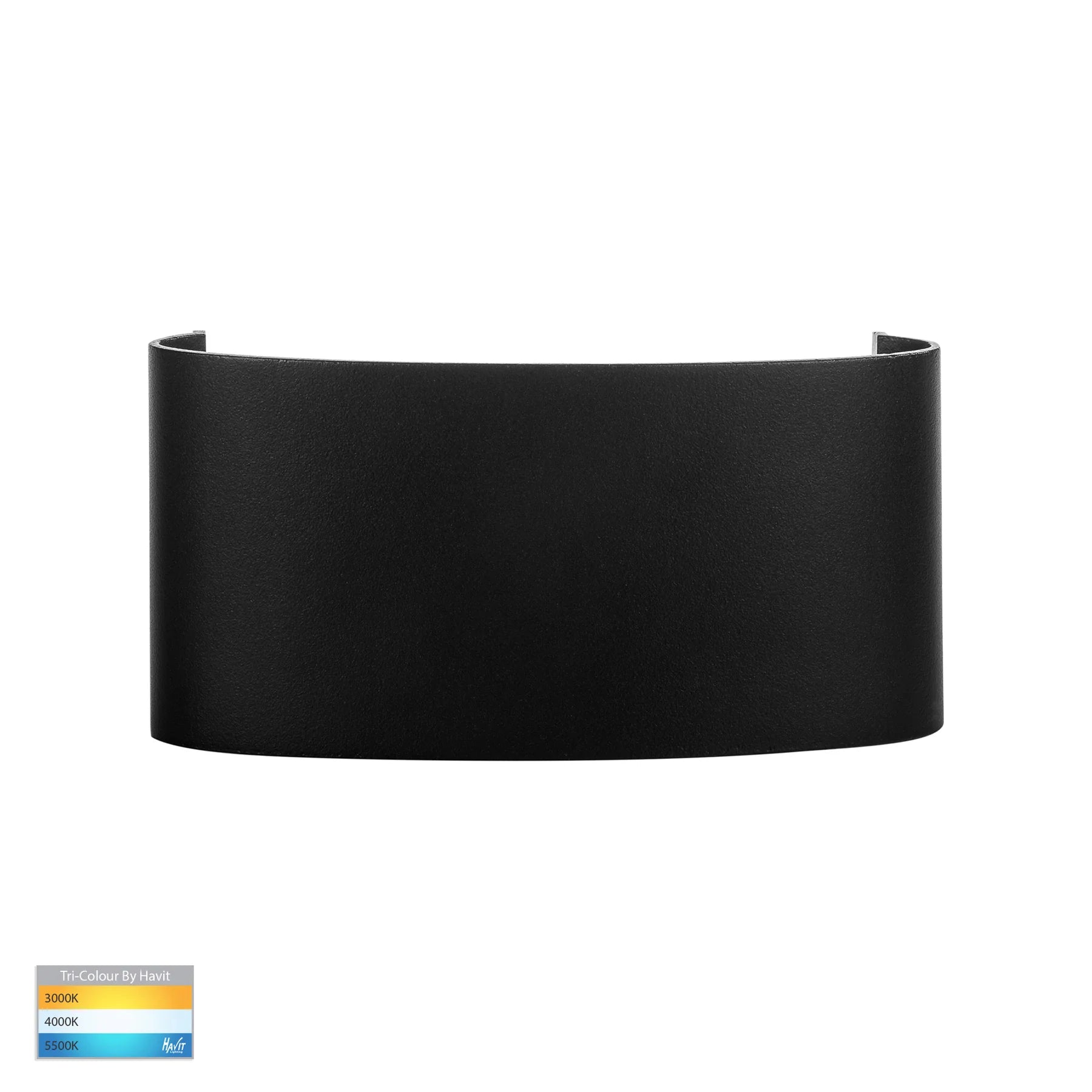 Buy Up / Down Wall Lights Australia Maro LED Up & Down Wall 6 Lights 240V Black Aluminium 3 CCT - HV3696T-BLK-240V