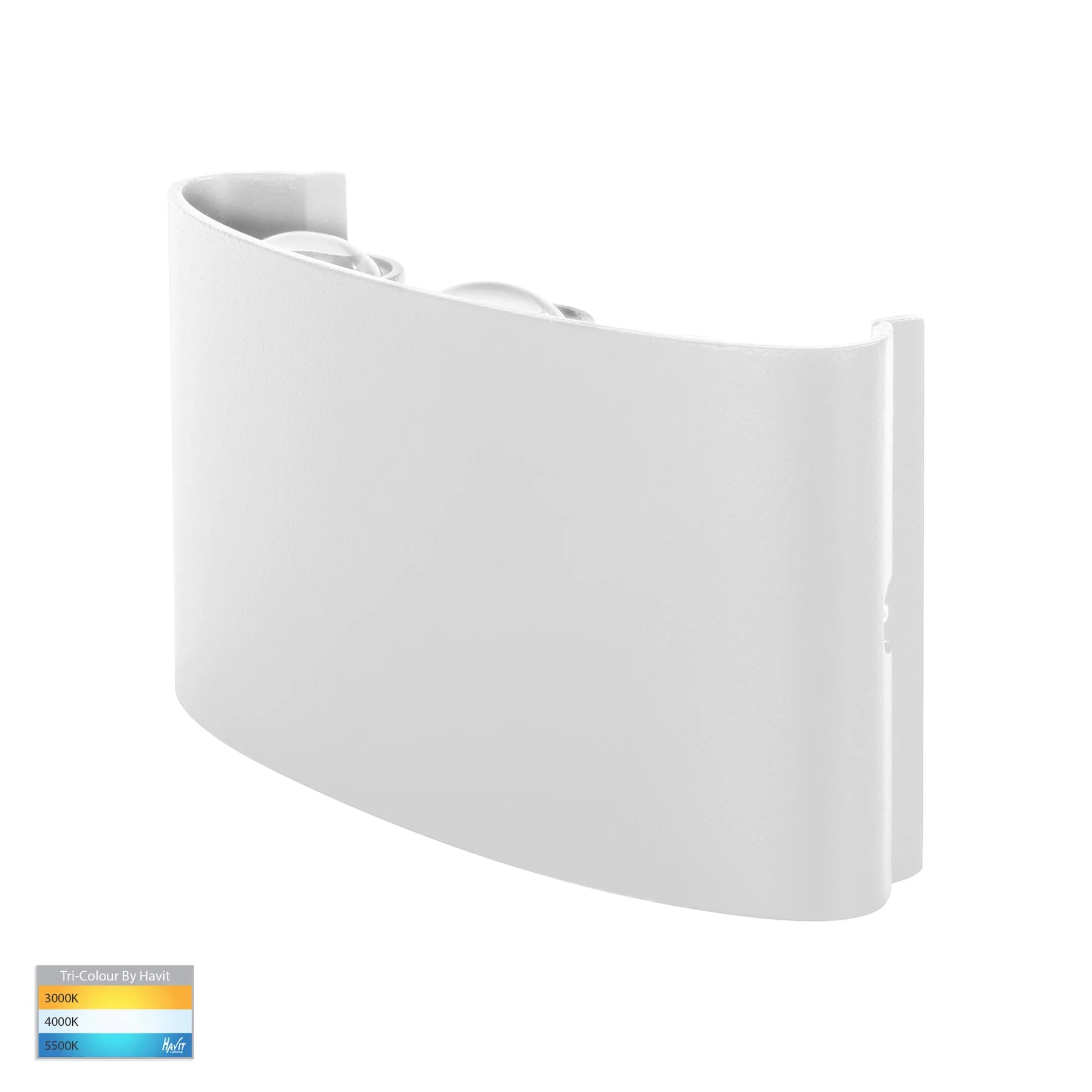 Buy Up / Down Wall Lights Australia Maro LED Up & Down Wall 6 Lights 240V White Aluminium 3 CCT - HV3696T-WHT-240V
