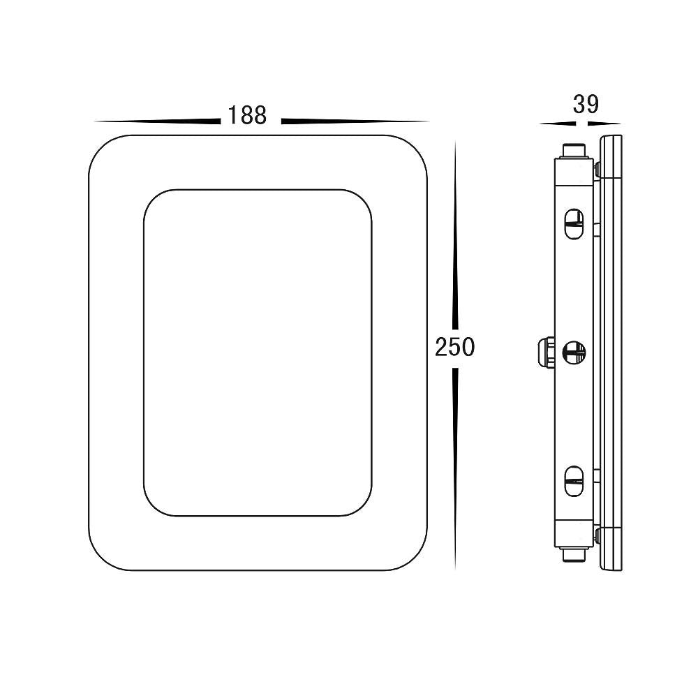 Buy Floodlights Australia HV3729C Aray 50W Slimline Flood Light