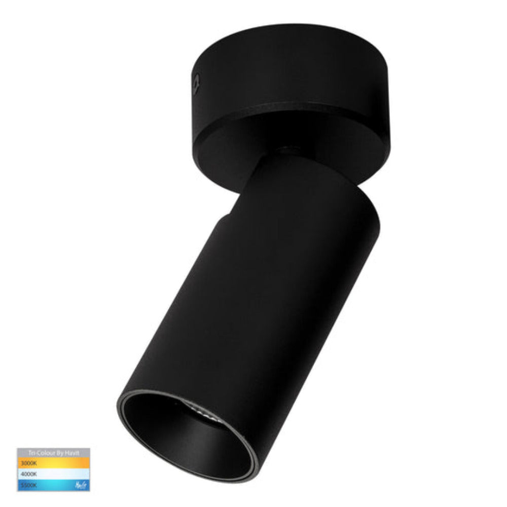 Buy Spotlights Australia Revo LED Spotlight W55 mm Black 3CCT - HV4002T-1-BLK