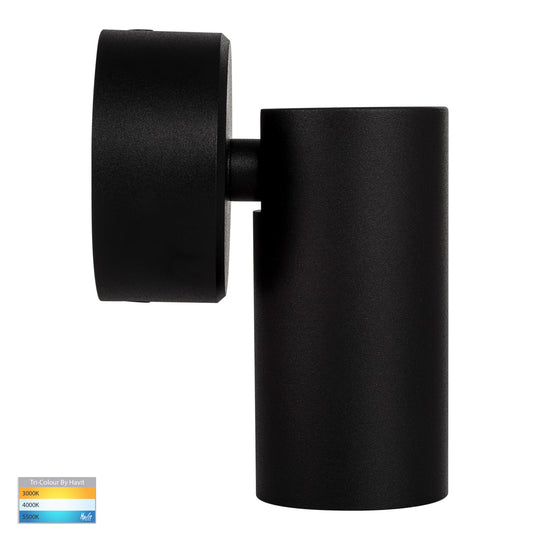 Buy Spotlights Australia Revo LED Spotlight W55 mm Black 3CCT - HV4002T-1-BLK