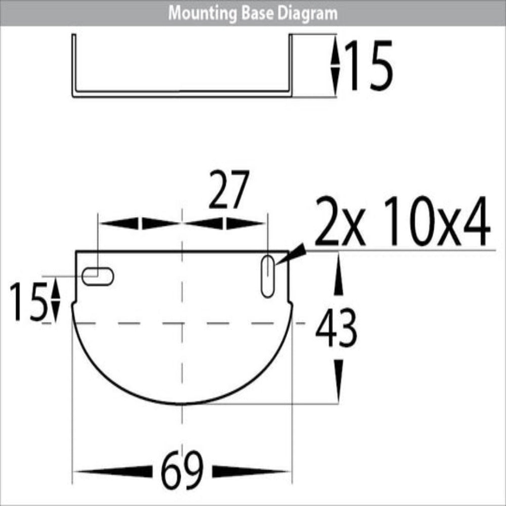 Buy Spotlights Australia Revo LED Spotlight W55 mm Black 3CCT - HV4002T-1-BLK