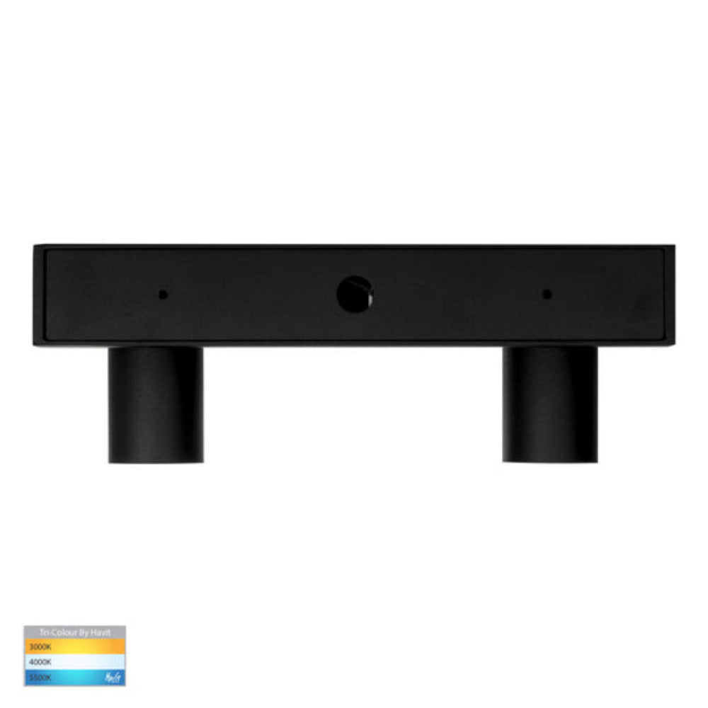 Buy Spotlights Australia Revo 2 Light LED Spotlights Black 3CCT - HV4002T-2-BLK