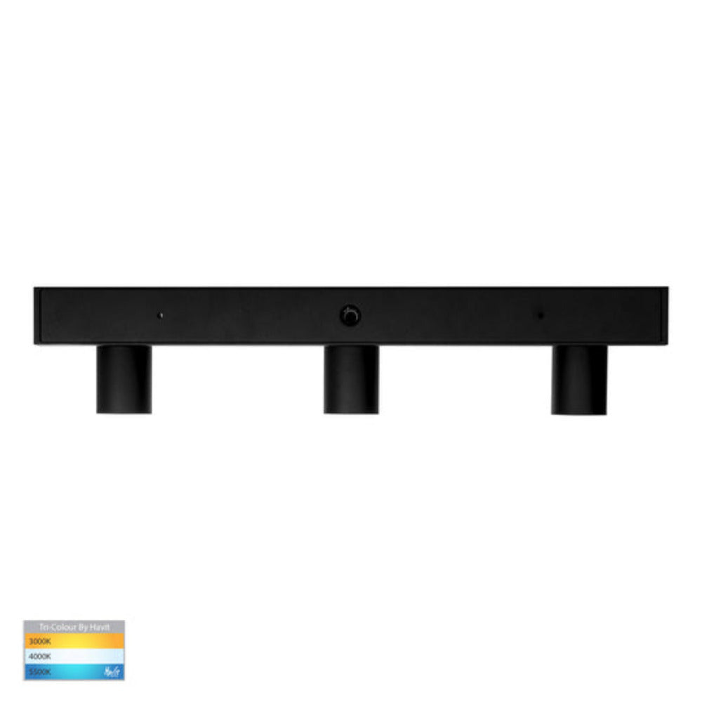 Buy Spotlights Australia Revo 3 Light LED Spotlights Black 3CCT - HV4002T-3-BLK