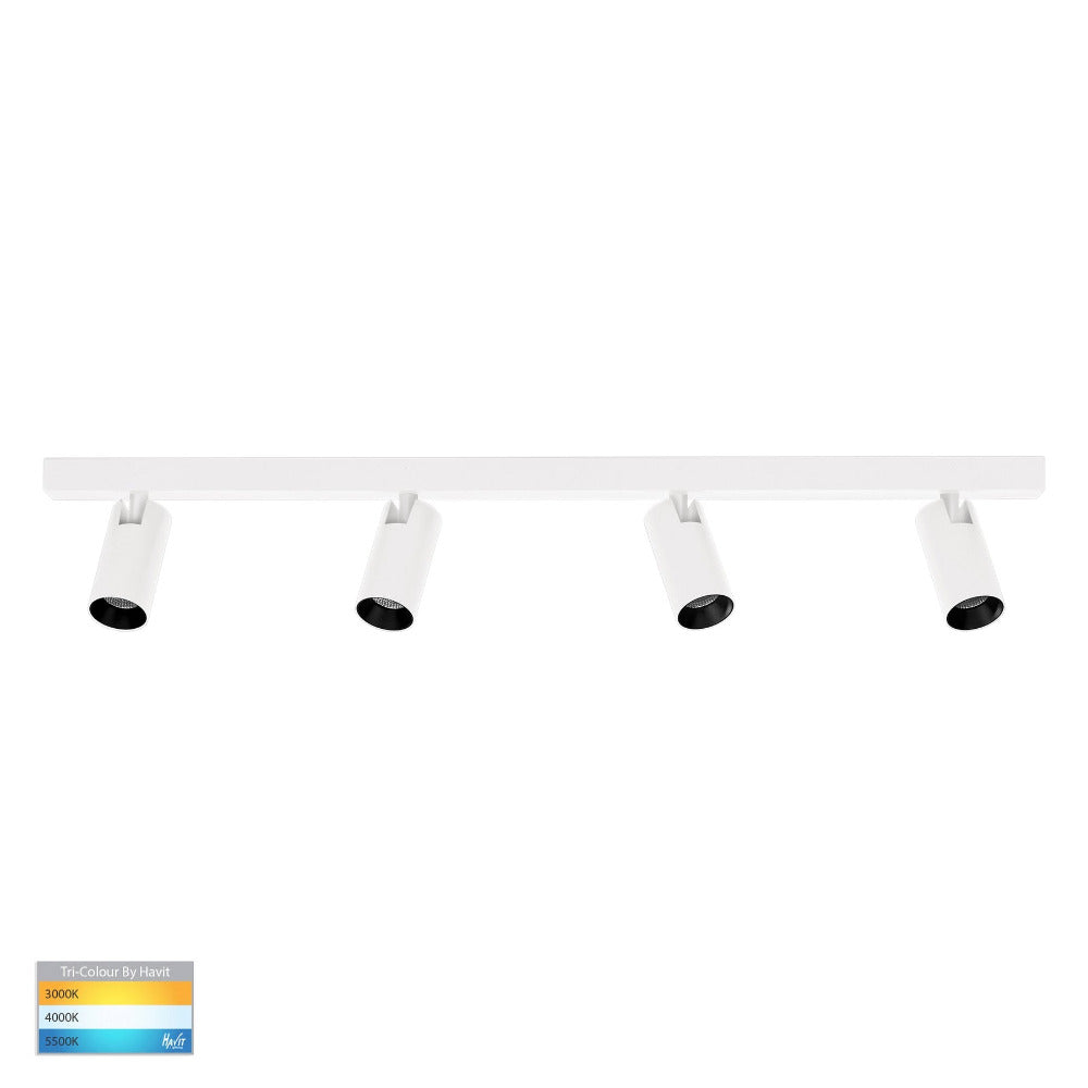 Buy Spotlights Australia Revo 4 Light LED Spotlights White 3CCT - HV4002T-4-WHT