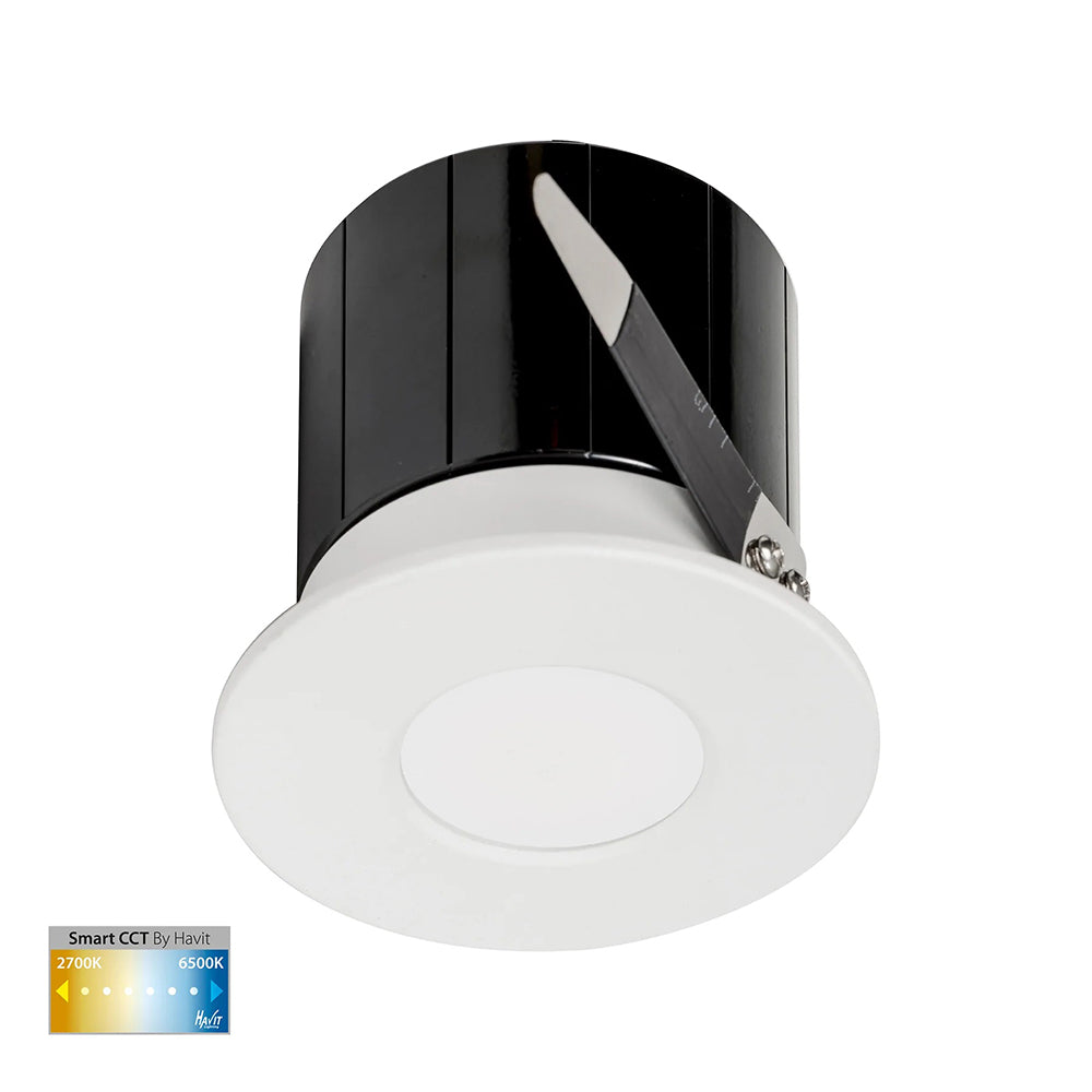 Buy Smart LED Downlights Australia Prime Smart LED Downlight White W88mm 2CCT - HV5511CCT-WHT