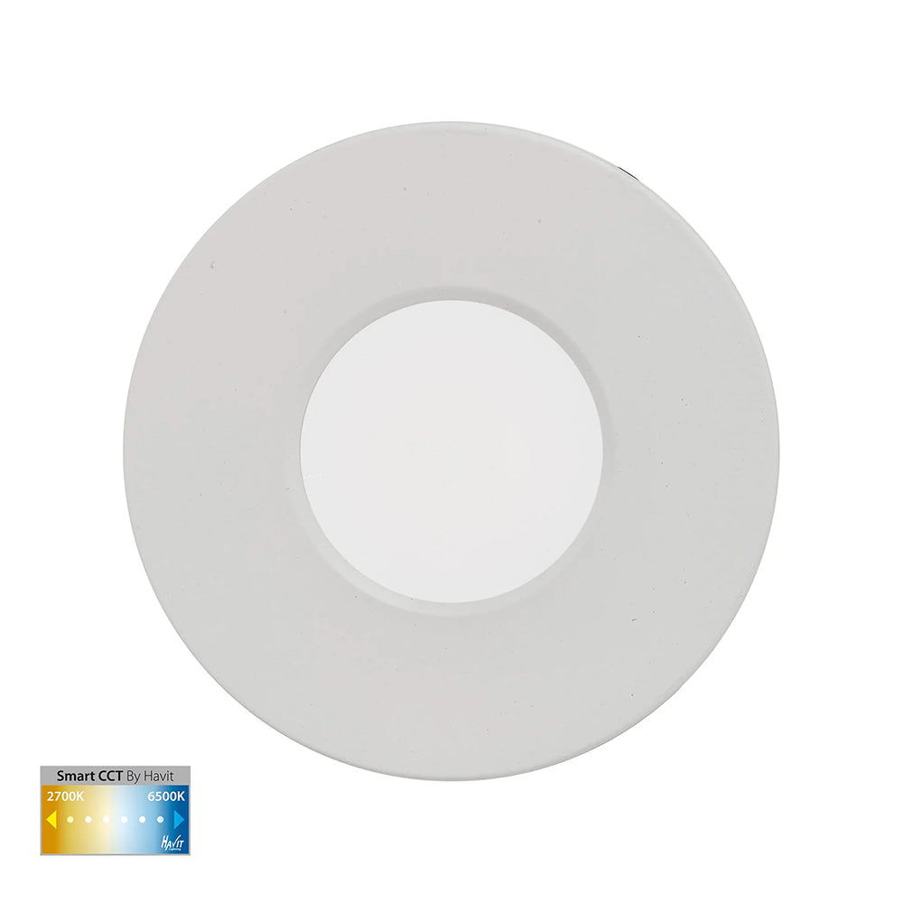 Buy Smart LED Downlights Australia Prime Smart LED Downlight White W88mm 2CCT - HV5511CCT-WHT