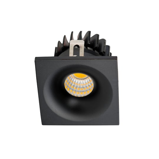 Buy Recessed Downlights Australia HV5701N-BLK Niche Mini square 3W Downlight 4000K Black 38mm Cutout