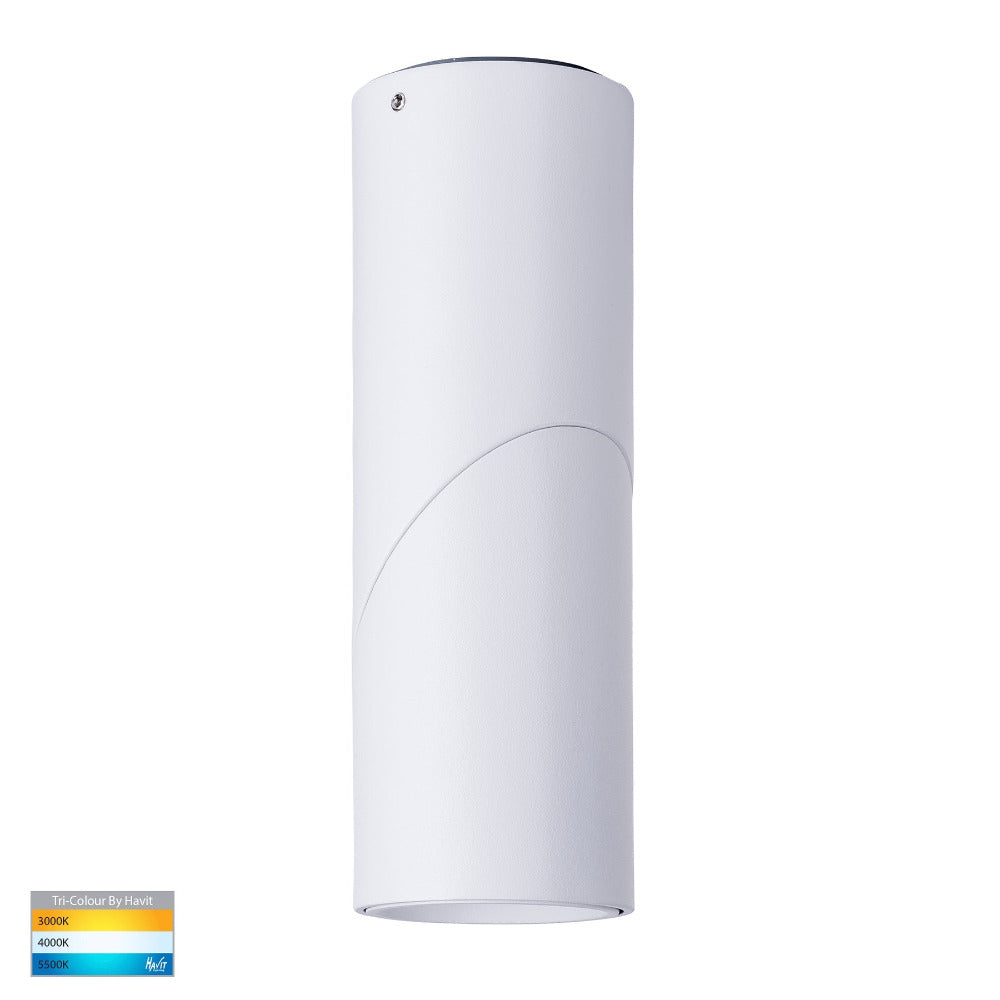 Buy Surface Mounted Downlights Australia Nella Surface Mounted Downlight 7W White 3CCT - HV5822T-WHT