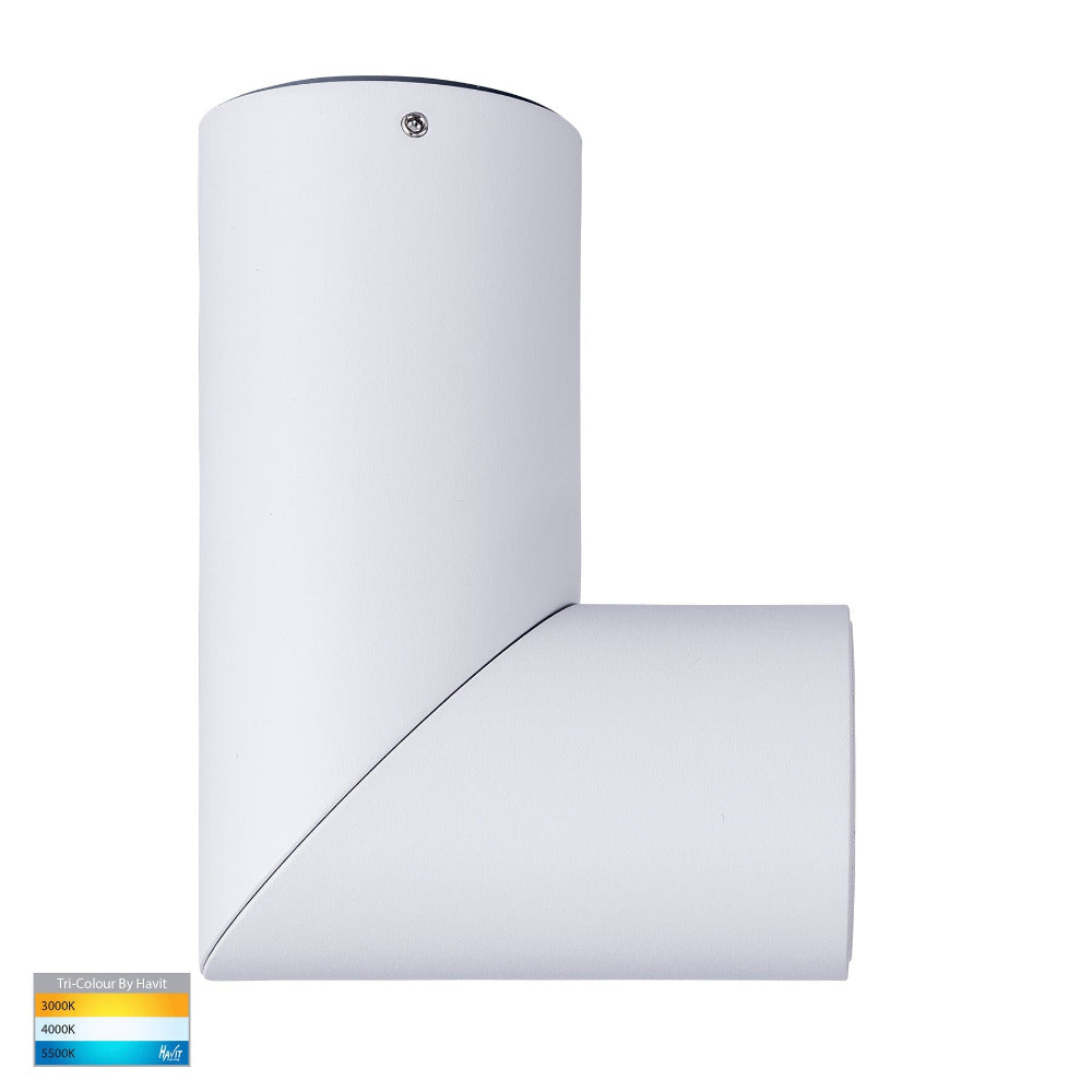 Buy Surface Mounted Downlights Australia Nella Surface Mounted Downlight 7W White 3CCT - HV5822T-WHT