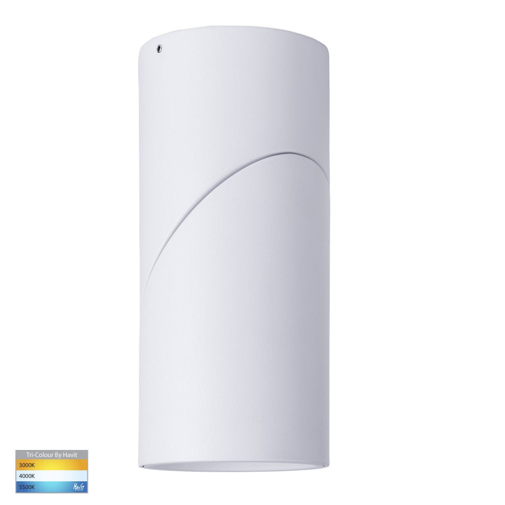 Buy Surface Mounted Downlights Australia Nella Surface Mounted Downlight 18W White 3CCT - HV5824T-WHT