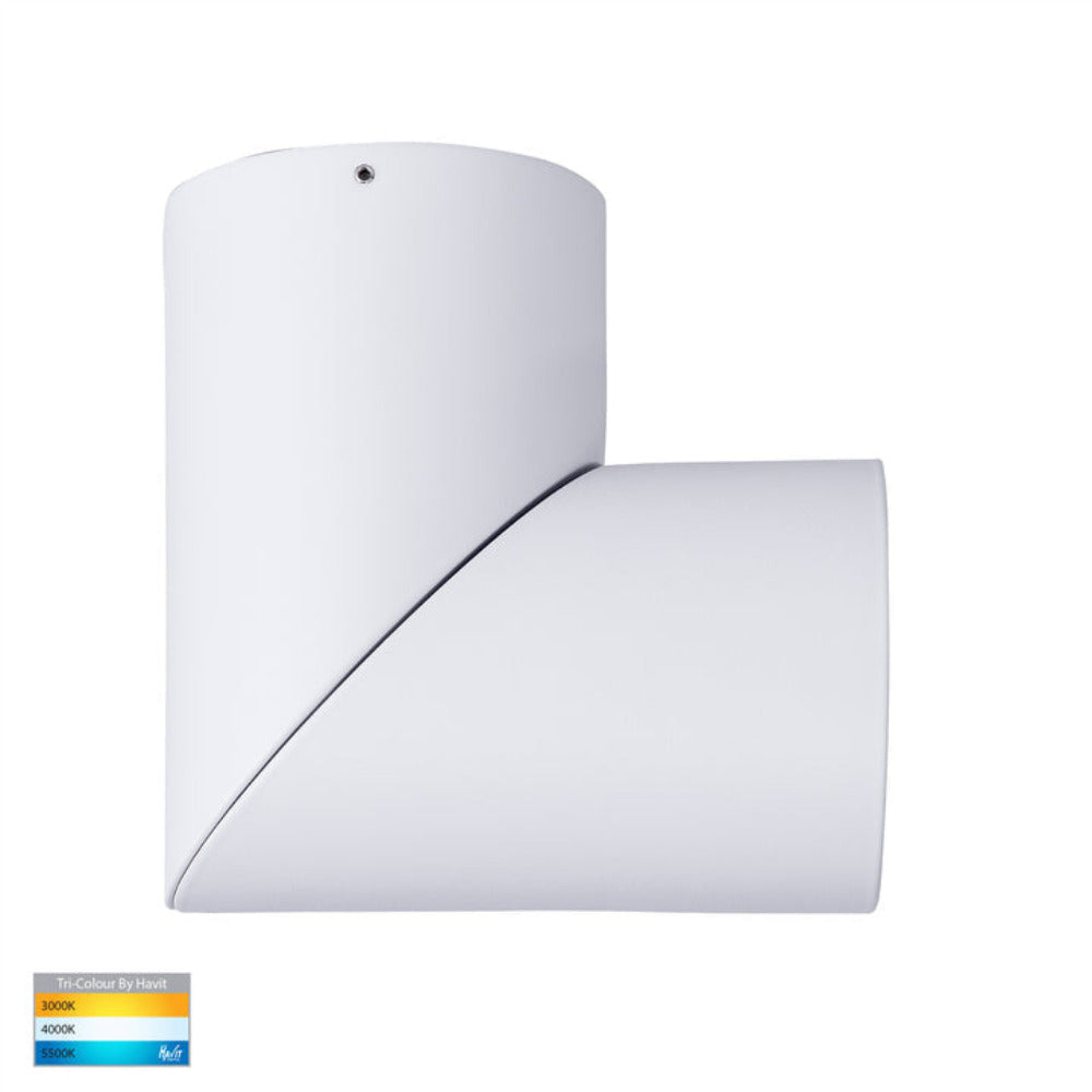 Buy Surface Mounted Downlights Australia Nella Surface Mounted Downlight 18W White 3CCT - HV5824T-WHT