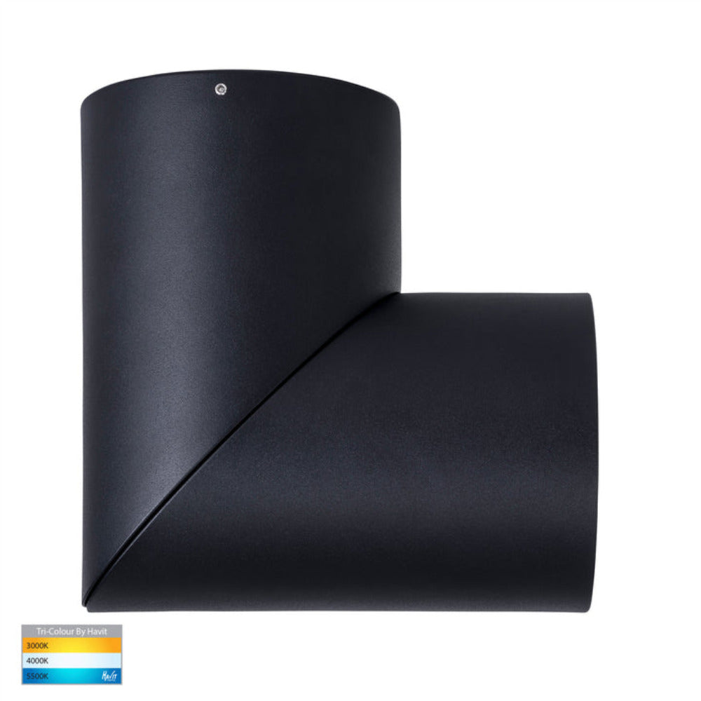 Buy Surface Mounted Downlights Australia Nella Surface Mounted Downlight 24W Black 3CCT - HV5825T-BLK