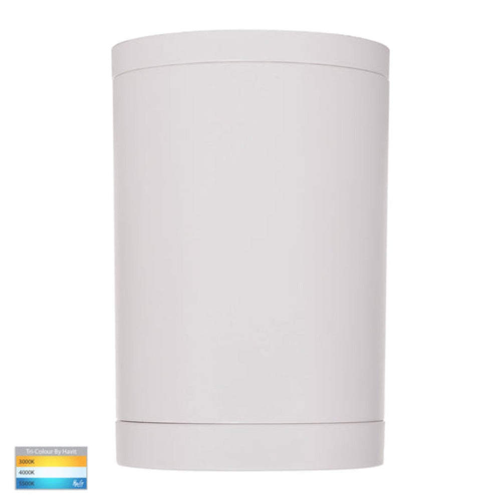 Buy Surface Mounted Downlights Australia Lexan Surface Mounted LED Downlight W95mm White 3CCT - HV5832T-WHT