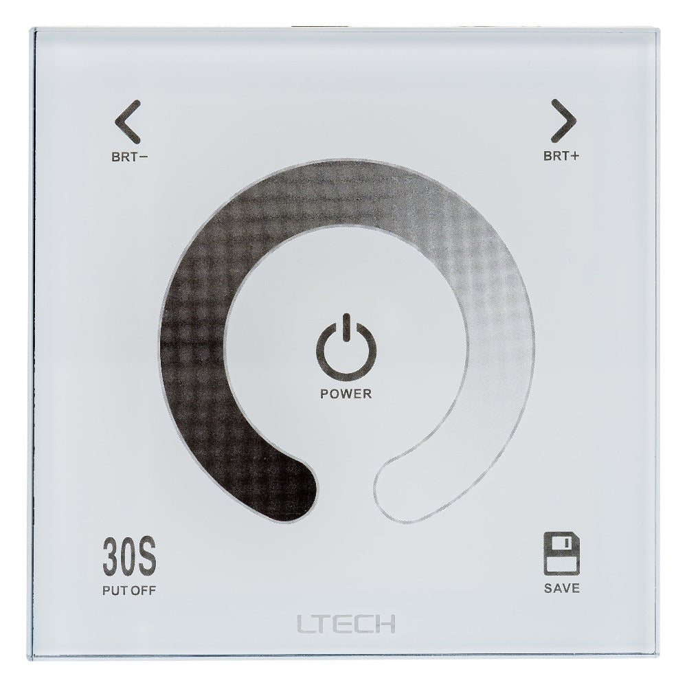 Single LED Strip Touch Panel Controller White - HV9101-DX1