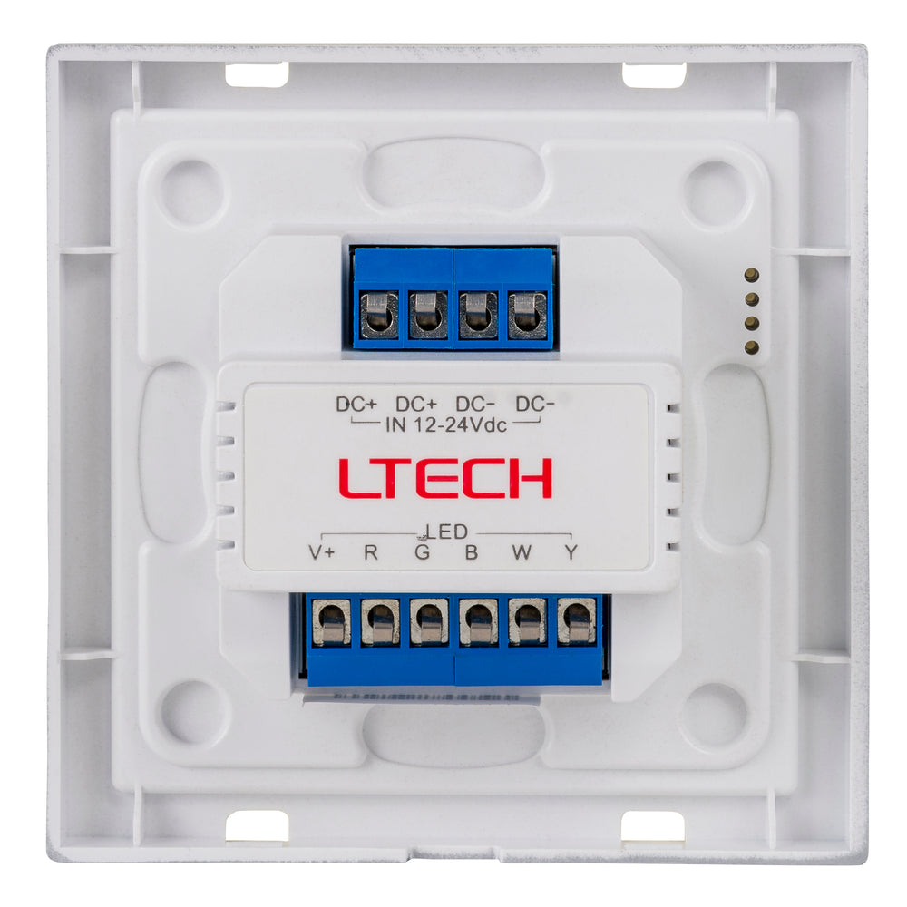 LED Strip Light Touch Controller White RGBCW 12V / 24V DC - HV9101-E5S