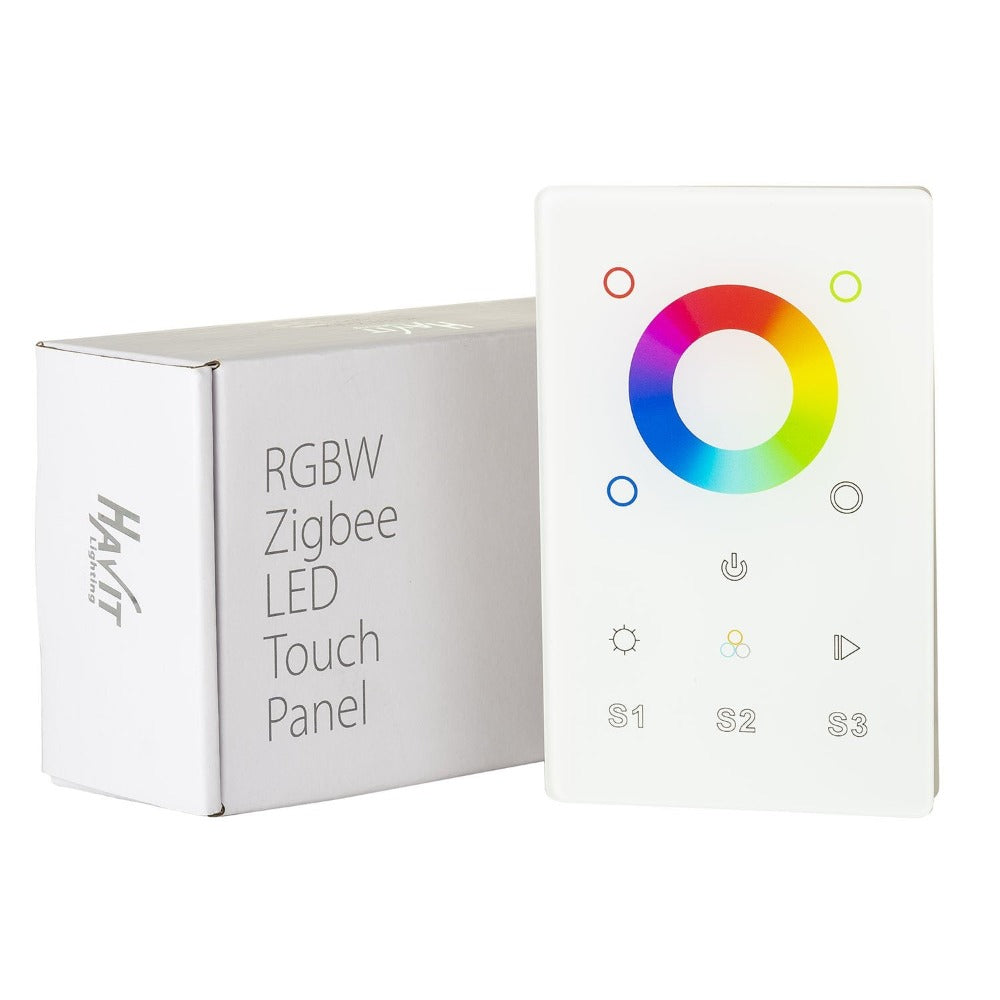 Buy Strip Light Controllers Australia Zigbee LED Touch Panel White RGBW  - HV9101-ZB-RGBWTP