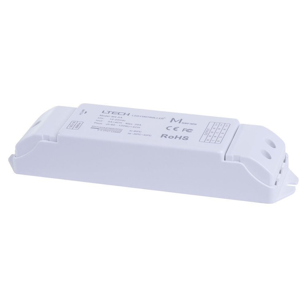 Buy Strip Light Controllers Australia LED Strip Remote Controller & Receiver White RGB - HV9102-M3+M4-5A