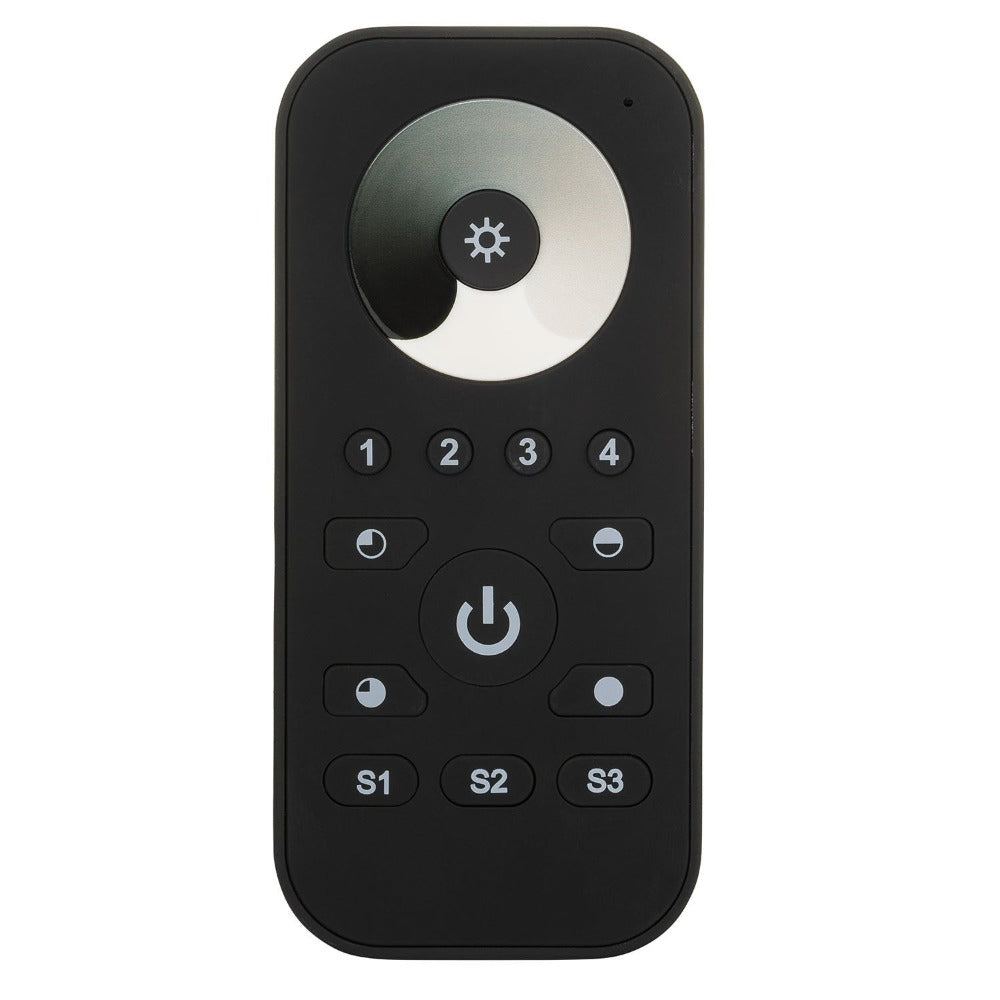 Zigbee Remote Control Black Single Colour - HV9102-ZB-SCREM