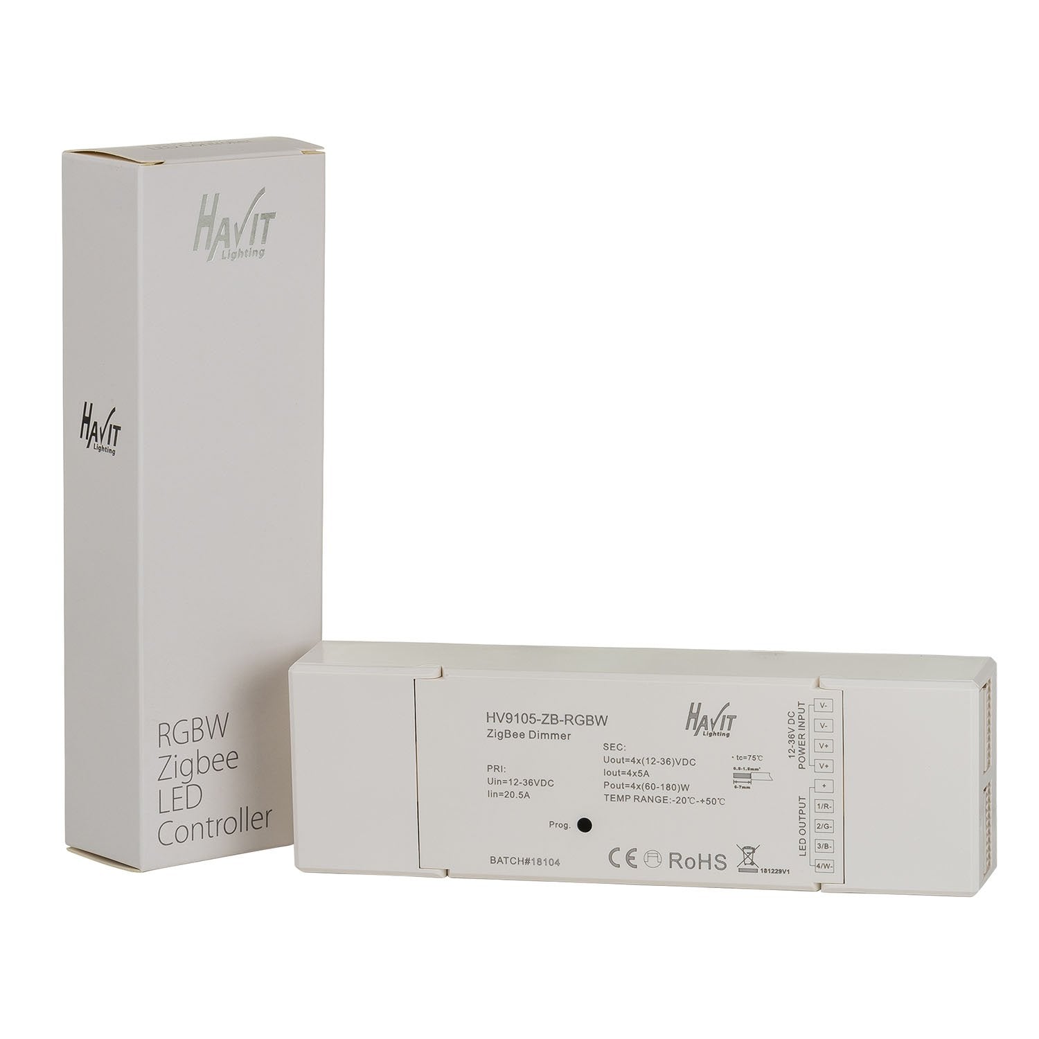 Buy Strip Light Controllers Australia HV9105-ZB-RGBW Zigbee RGBW Reciever