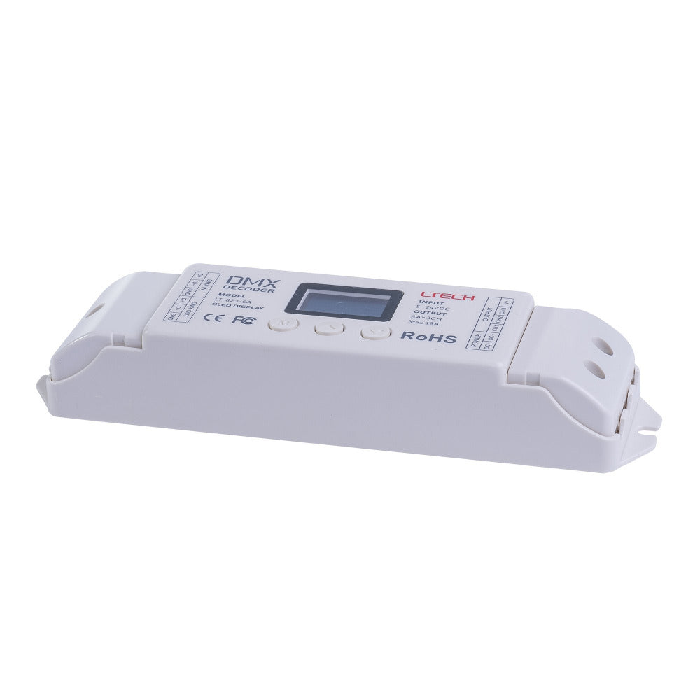 Buy Strip Light Controllers Australia DMX Controller For RGB Strip Light White - HV9109-LT-823-6A