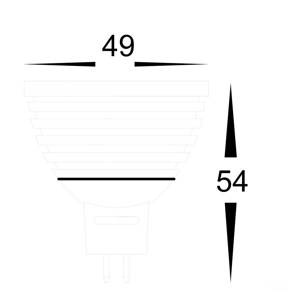 Buy LED Globes Australia LED Globe MR16 12V DC 5W Silver Plastic RGB - HV95021-12V