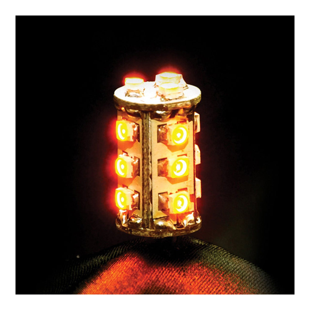 Buy LED Globes Australia Bi Pin 12V G4-DC 1.4W LED Globe Yellow 4CCT - HV9526