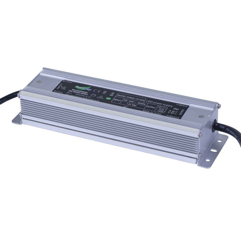 Buy LED Drivers Australia LED Driver 150W 12V DC W67.5mm Weatherproof Silver - HV9658-12V150W