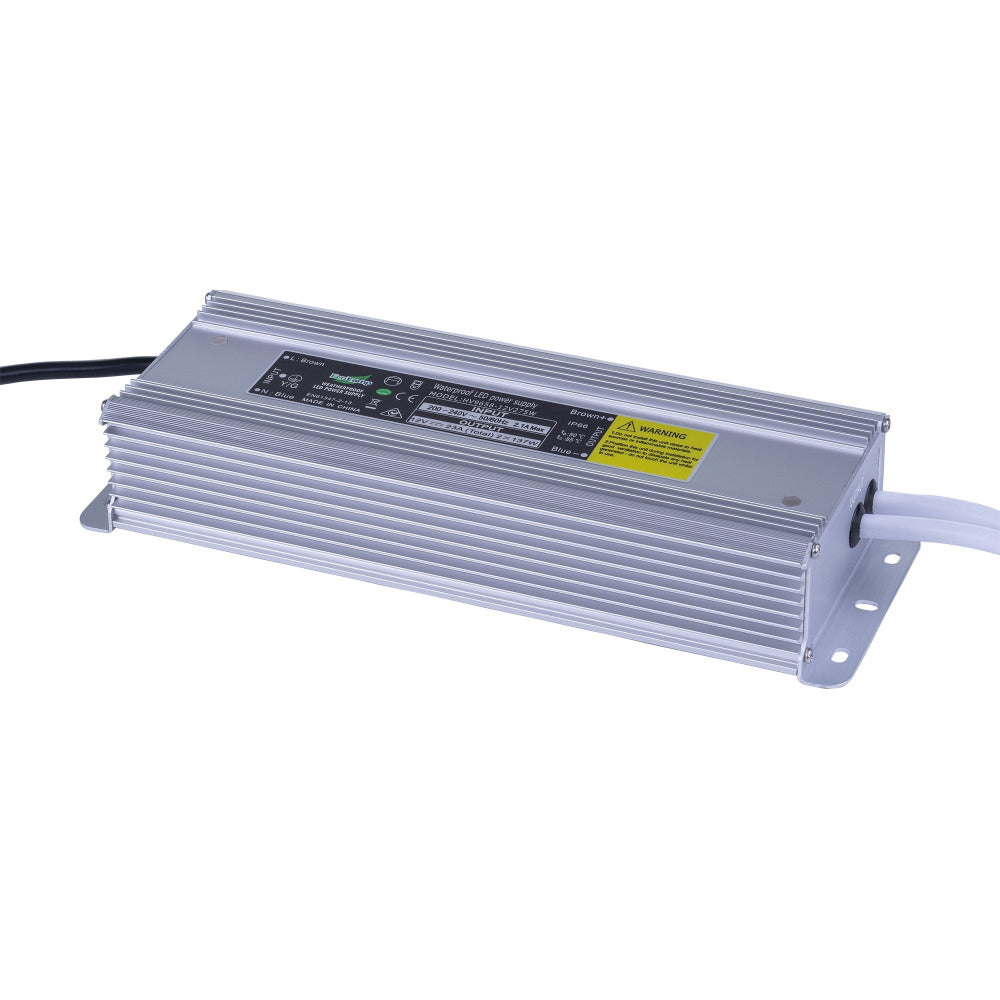 LED Driver 300W 24V DC W76.5mm Weatherproof Silver - HV9658-24V300W