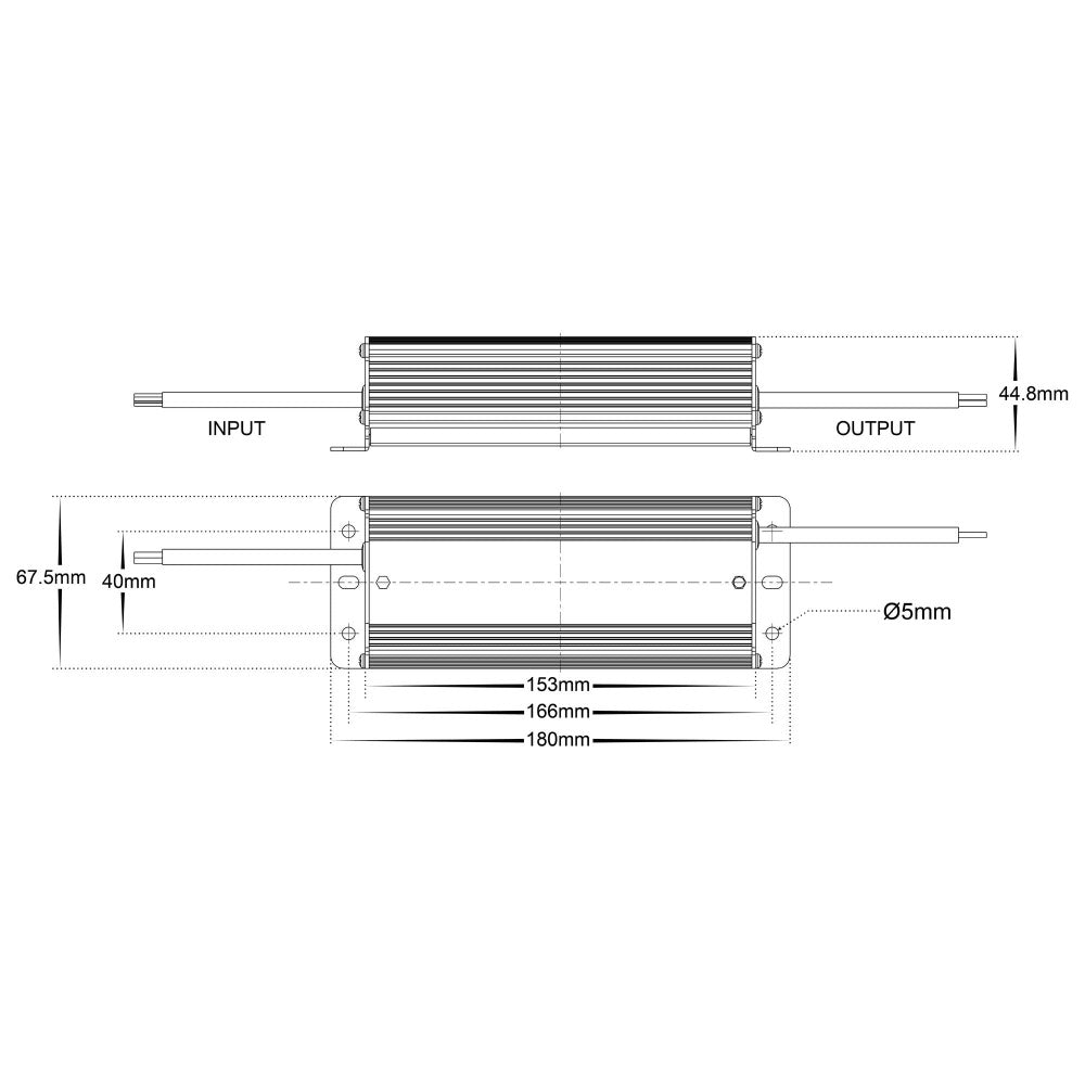 Buy LED Drivers Australia LED Driver 60W 12V W67.5mm Weatherproof Silver - HV9658-12V60W