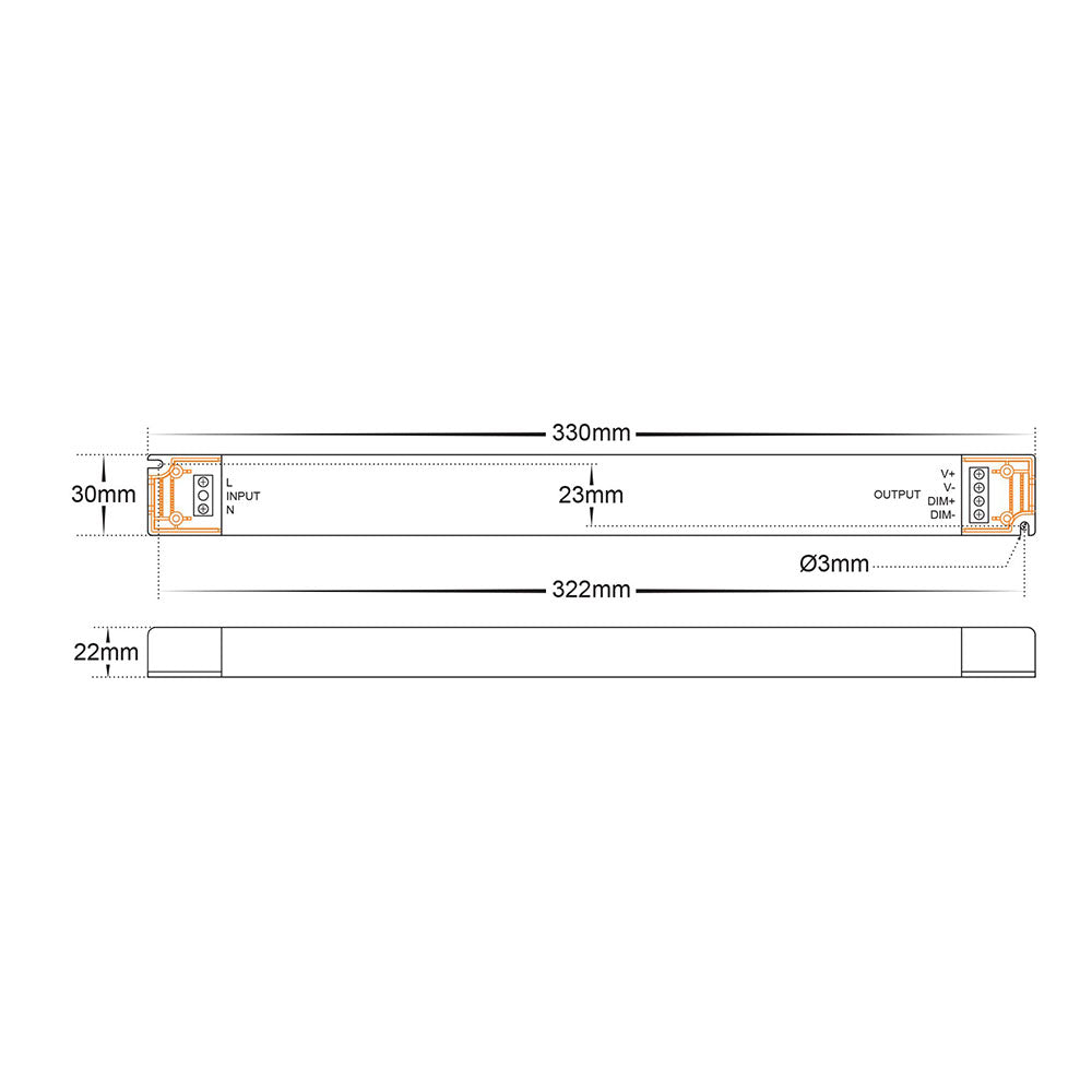 Buy LED Drivers Australia LED Driver White Plastic 100W 12V DC - HV9662-12V100W