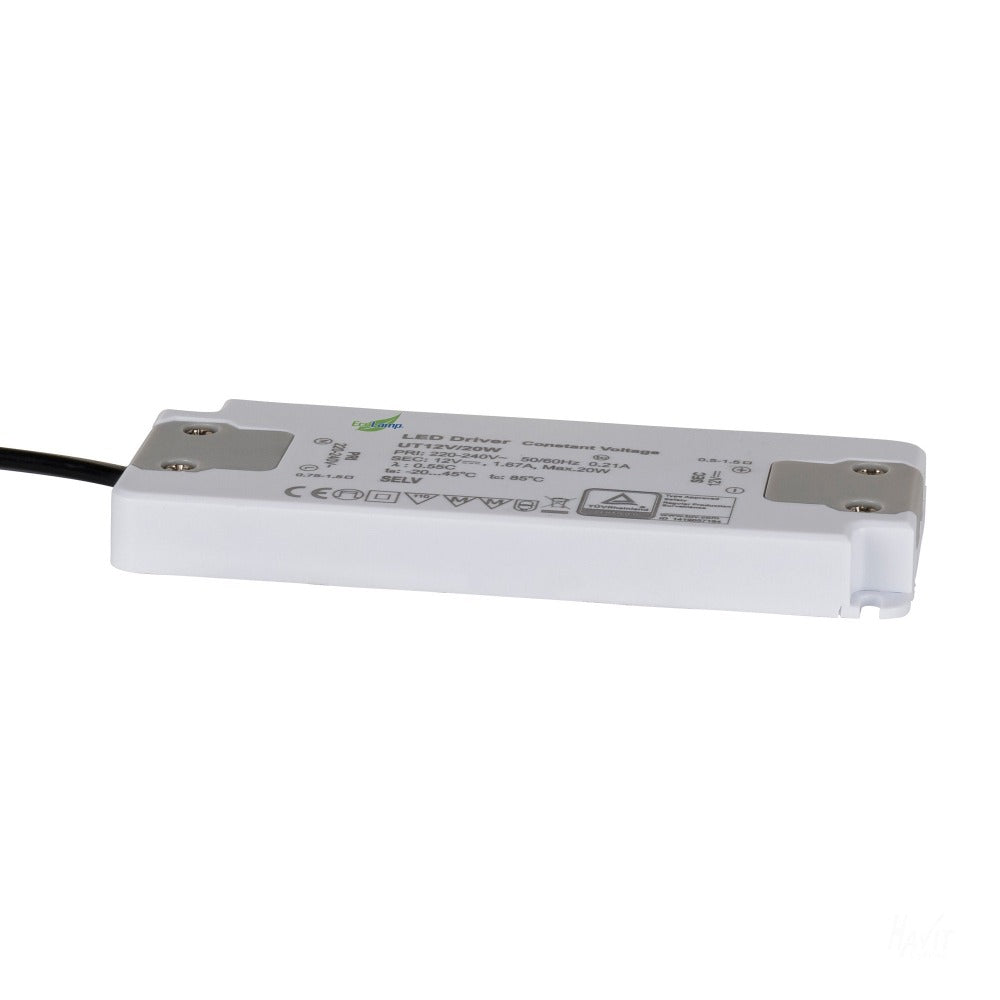 Buy LED Drivers Australia Indoor Constant Voltage LED Driver 12V 20W - HV9666-12V20W