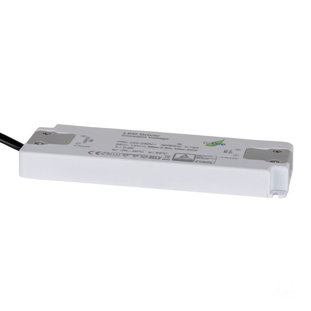 Buy LED Drivers Australia Indoor Constant Voltage LED Driver 12V 30W - HV9666-12V30W