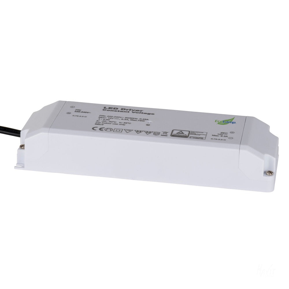 Indoor Constant Voltage LED Driver 24V 75W White - HV9667-24V75W