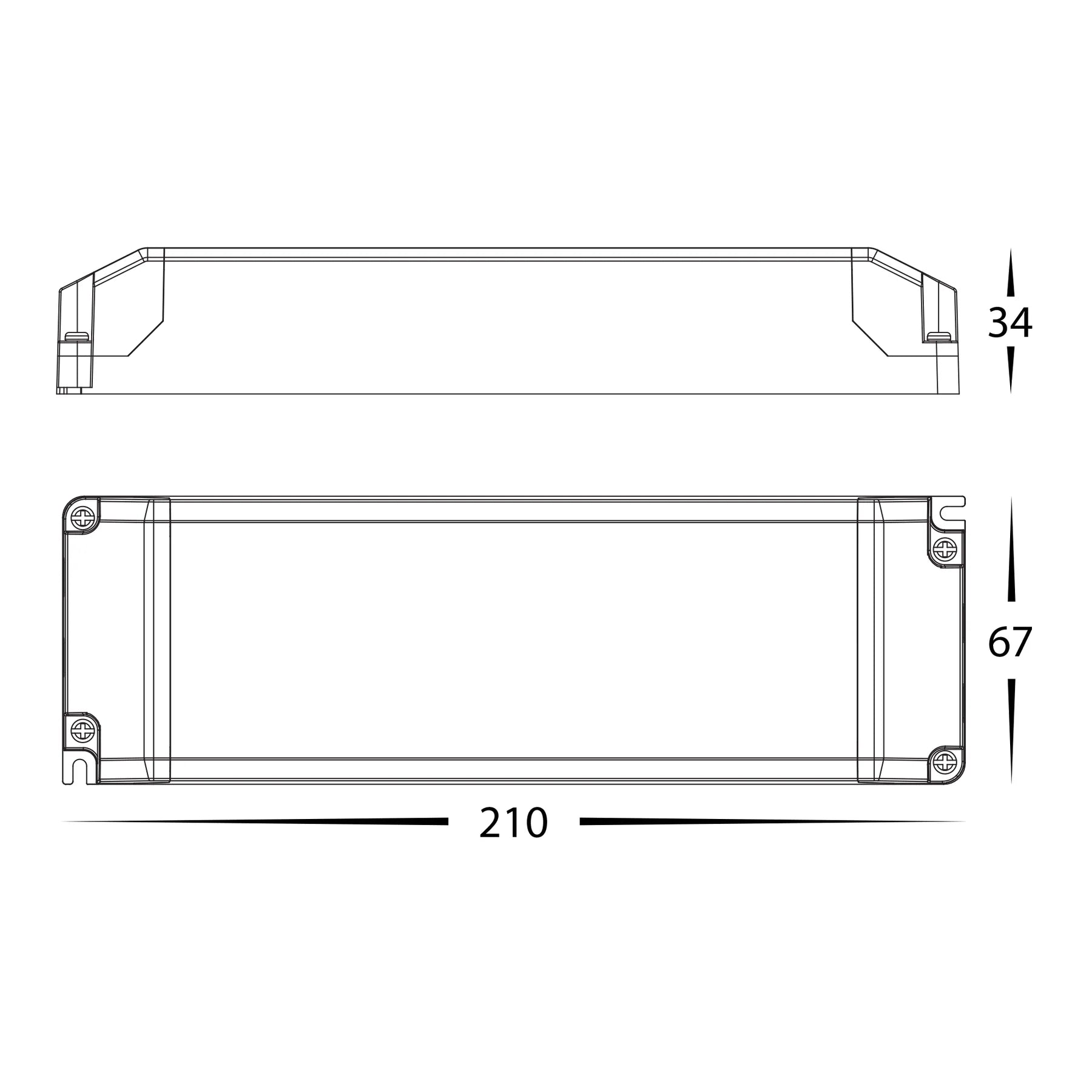 Buy LED Drivers Australia Triac Dimmable Indoor LED Driver 12V DC 100W White & Blue Plastic - HV9668-12V100W