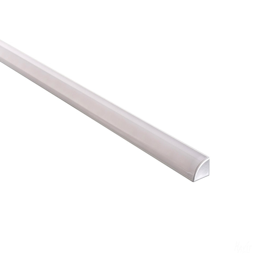 Buy Strip Light Profiles Australia Micro Corner Profile 3M Silver - HV9691-1010-3M