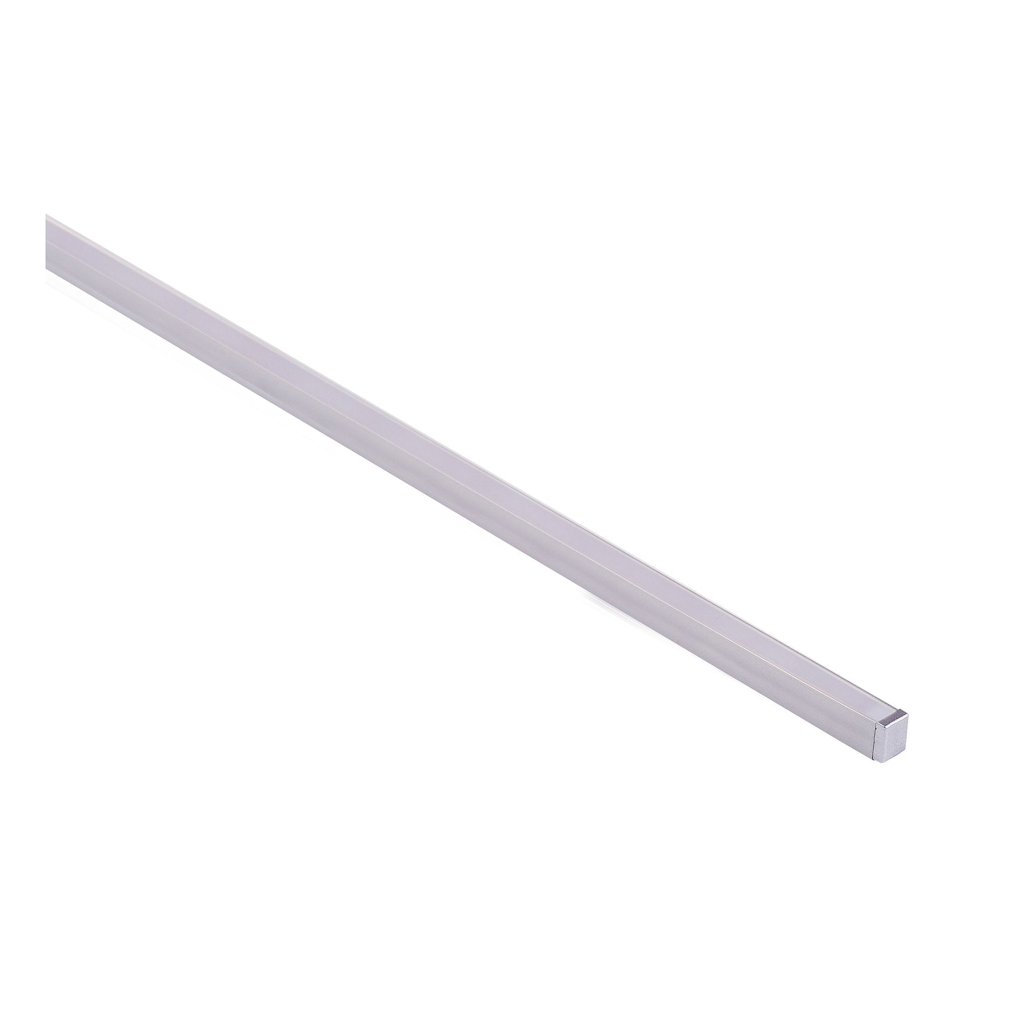 Buy Strip Light Profiles Australia HV9693-0507-3M Shallow Square Aluminium Profile with Standard Diffuser 3 Metre