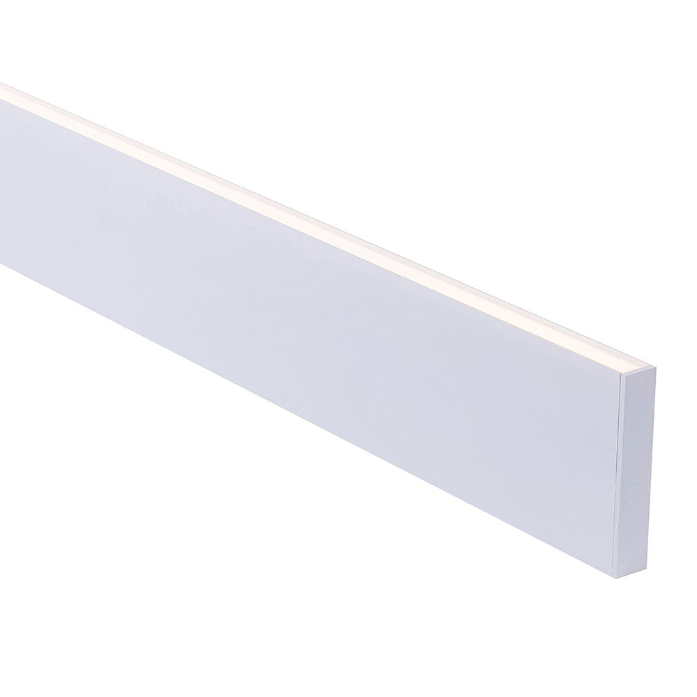 Buy Strip Light Profiles Australia LED Strip Profile H96mm L3m White Aluminium - HV9693-1896-WHT-3M