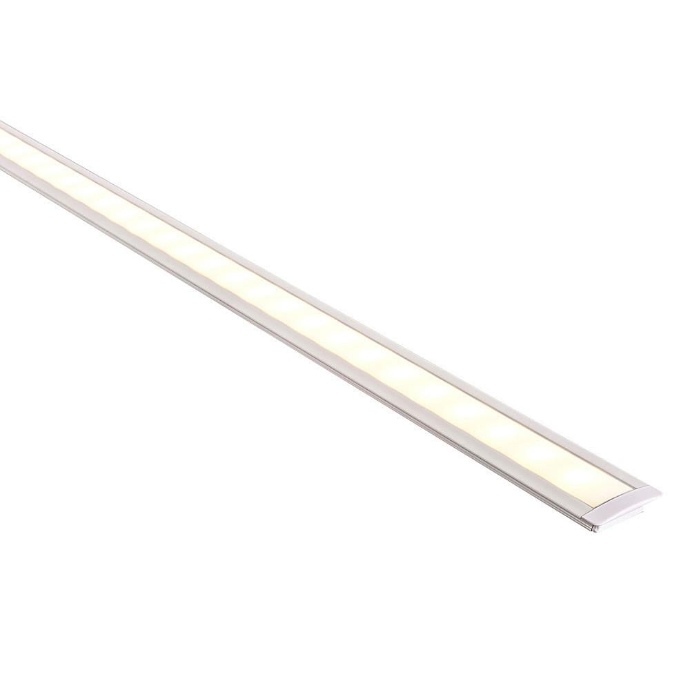 Buy Strip Light Profiles Australia Shallow Square Winged Profile W25mm Silver - HV9695-2507