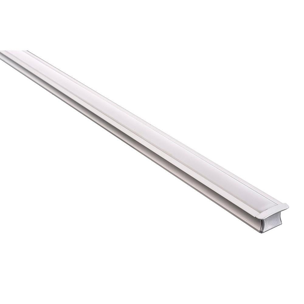 Buy Strip Light Profiles Australia Deep Square Winged Profile W25mm Silver - HV9695-2515
