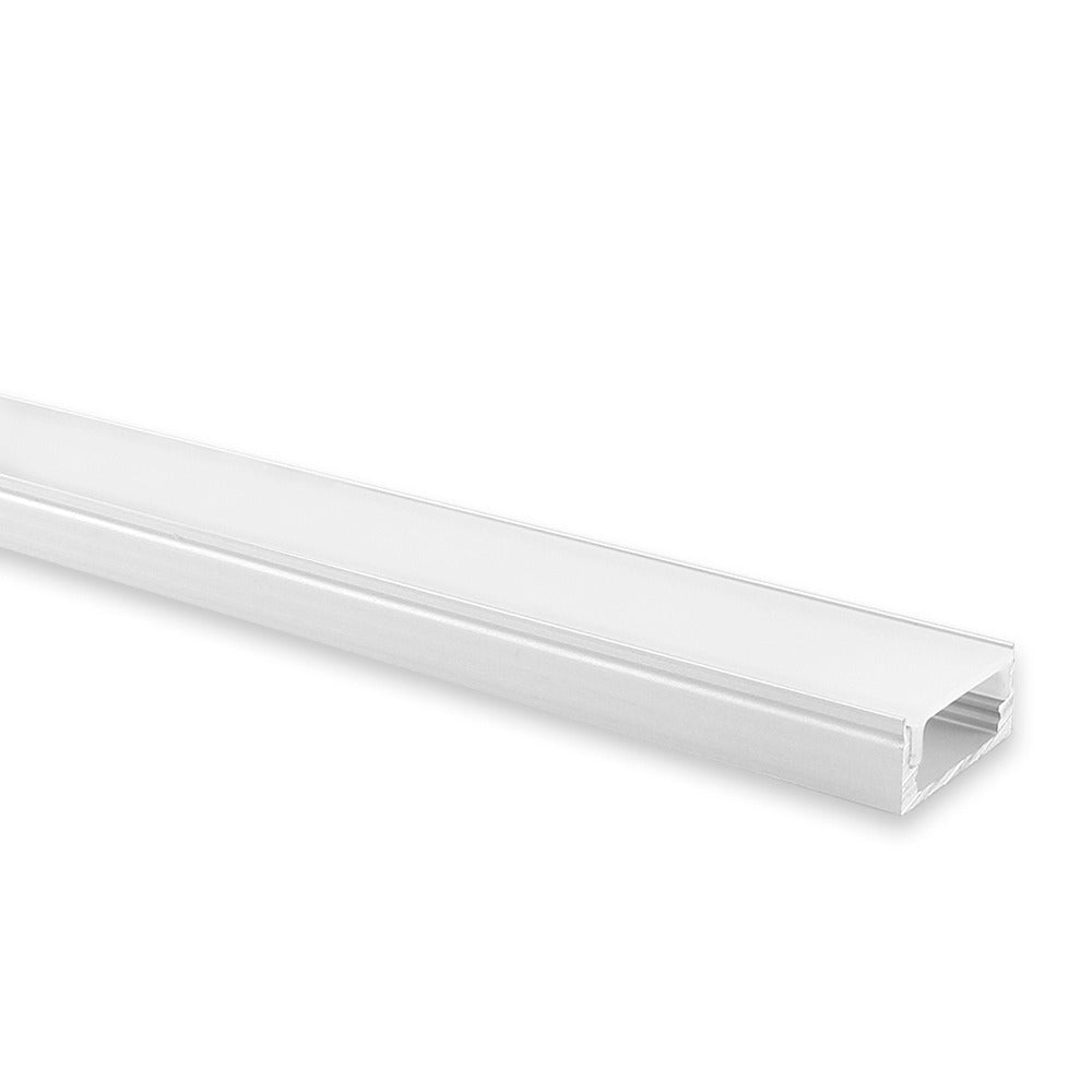 Buy Strip Light Profiles Australia Shallow Square Profile 2M Silver - HV9699-1708-2M