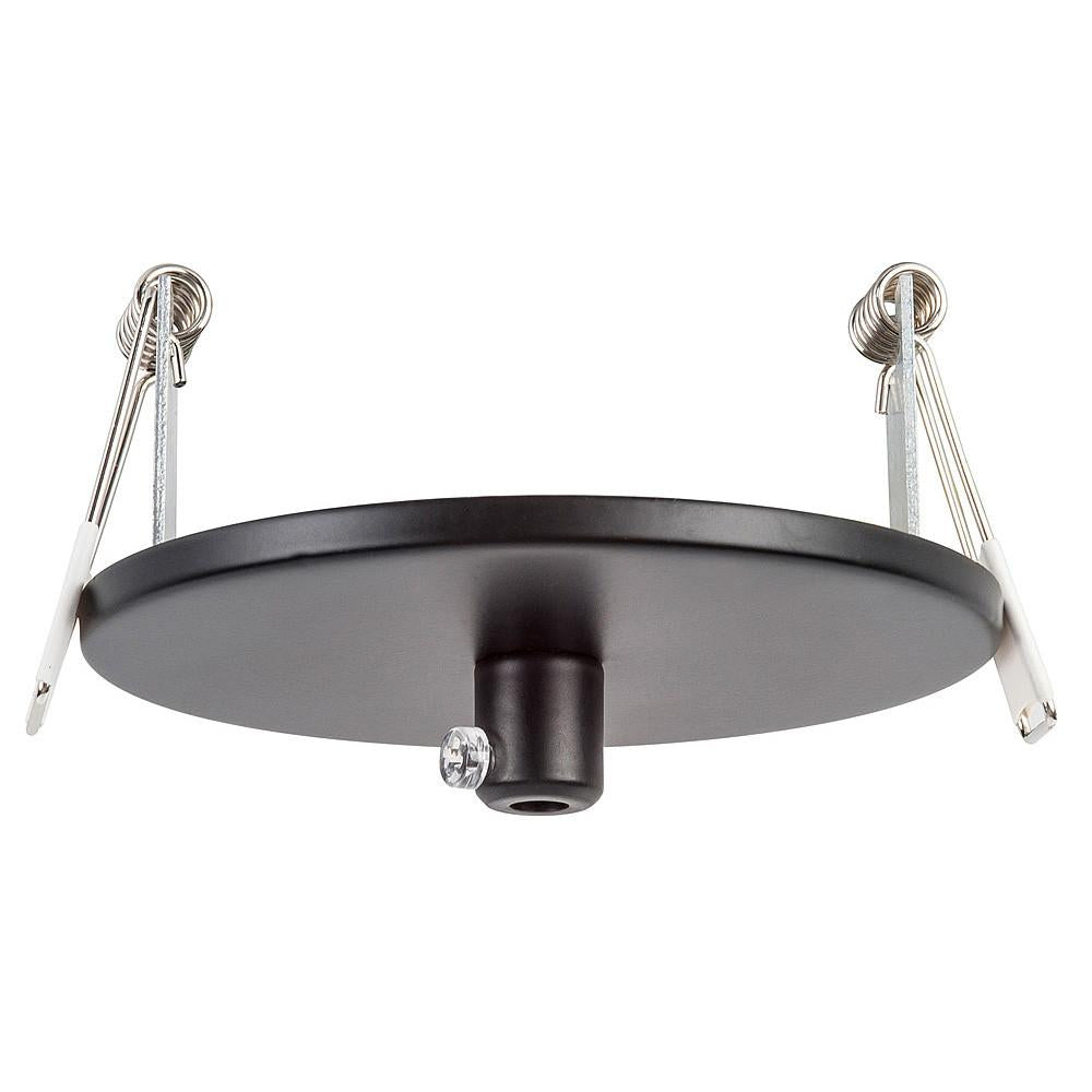 Round Recessed Canopy Black - HV9705-9005-BLK-RND